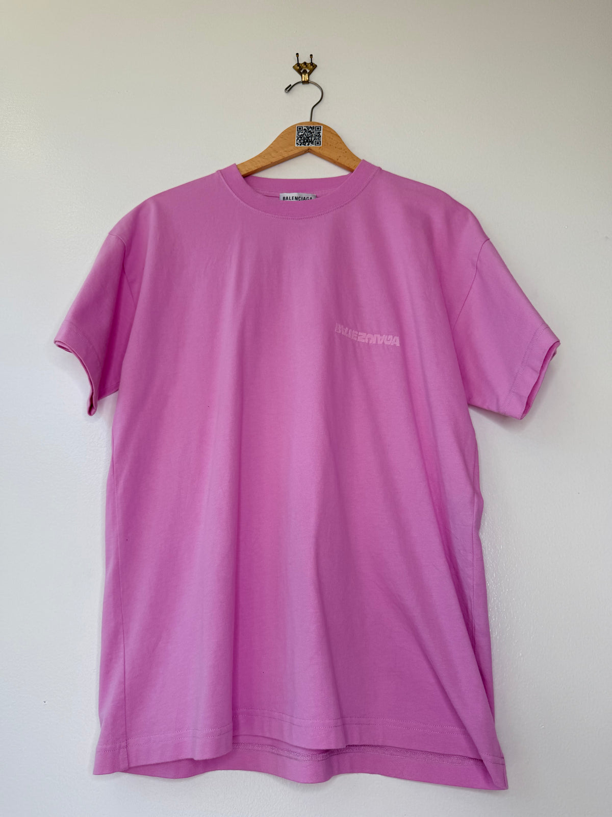 Trend: Balenciaga Logo Pink Unisex T-shirt