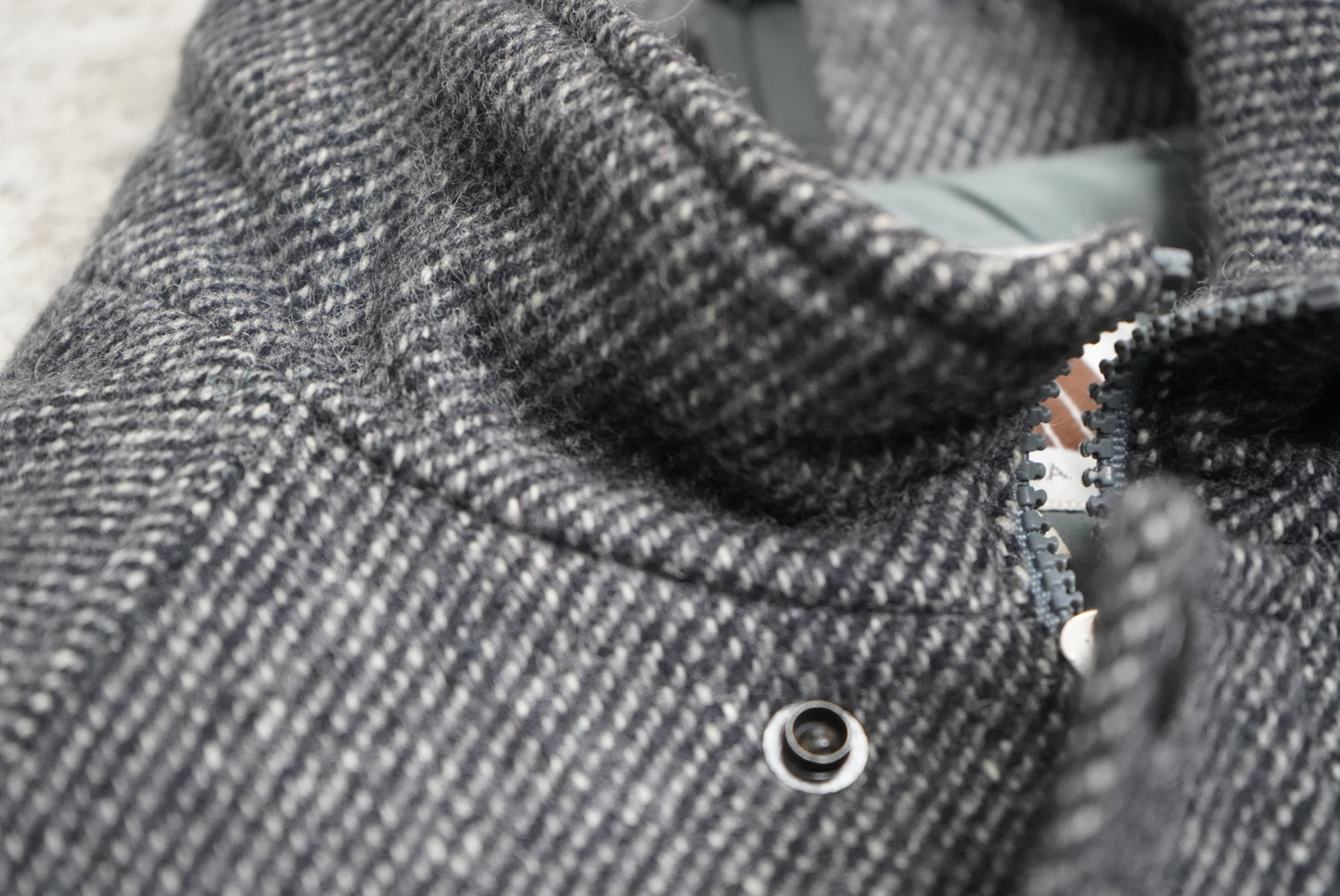 1990s  North Face Wool Snap Jacket