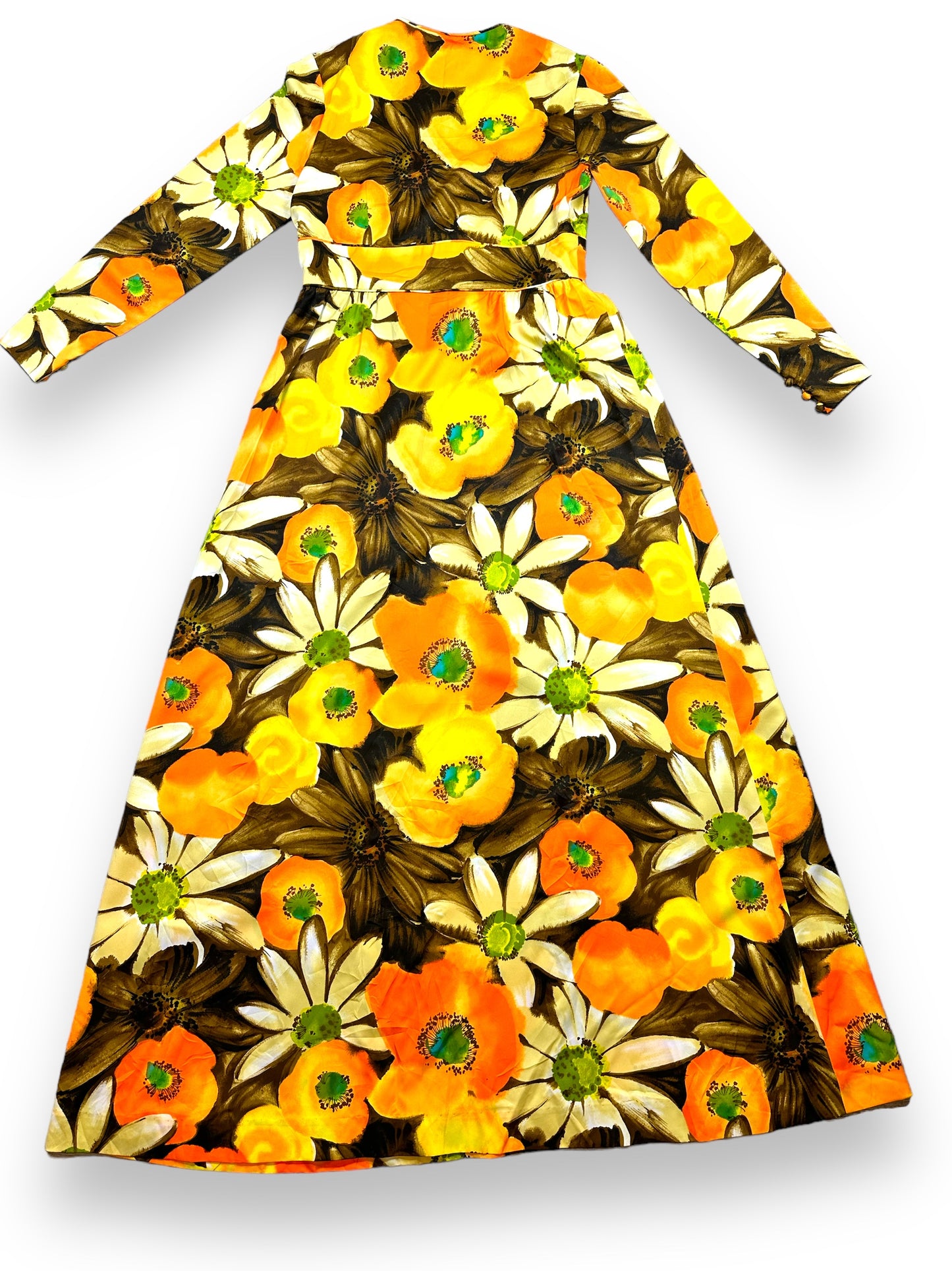 1960s Tori Richards Floral Hawaiian Dress