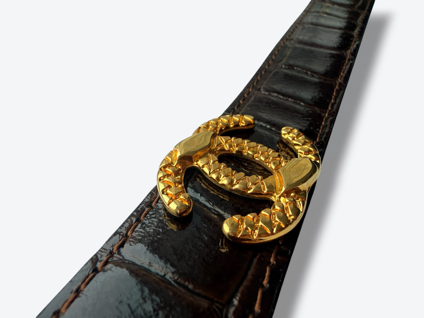 1980s CroVesi Embossed Belt
