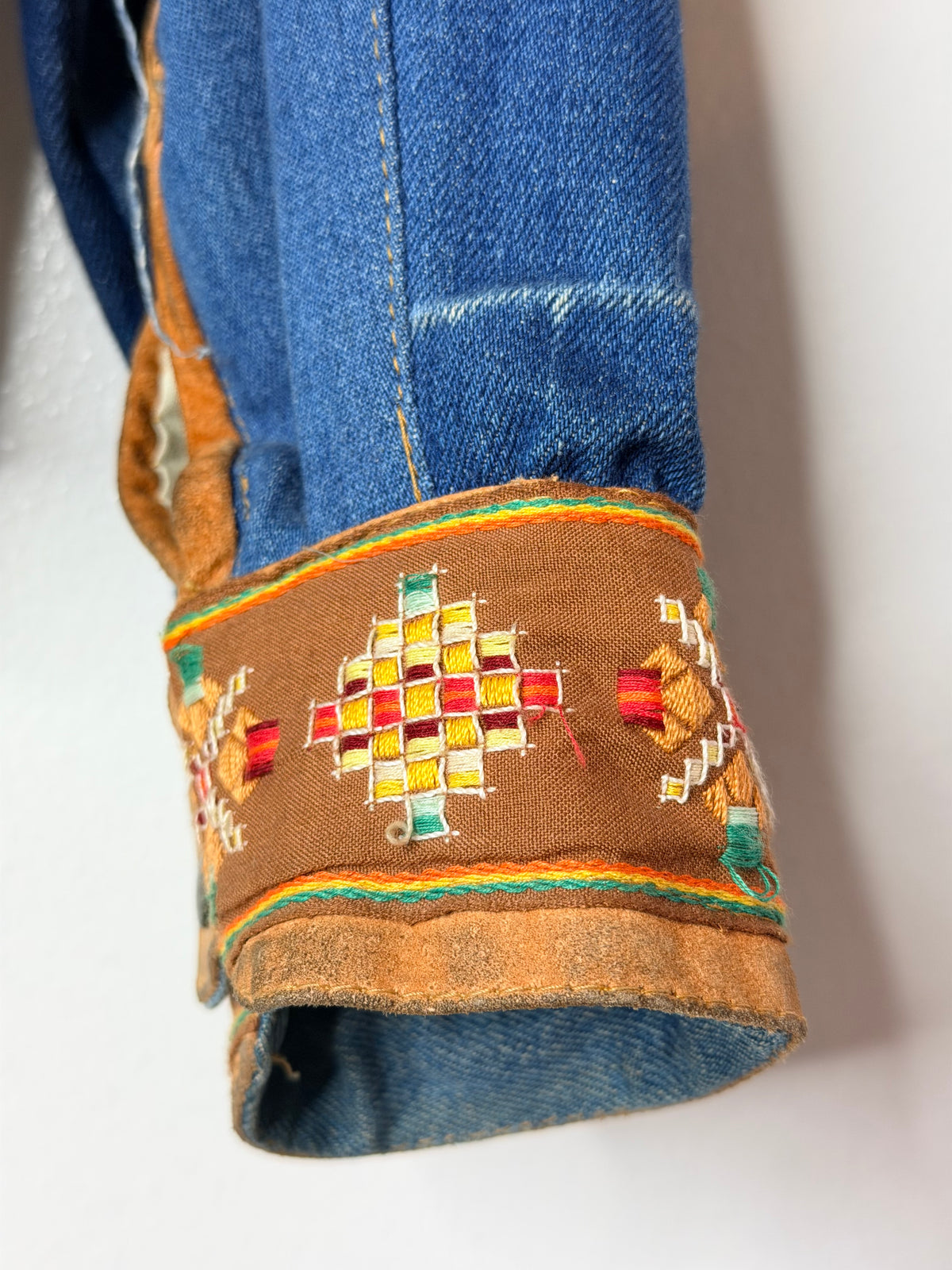 1980s/90s “Para Choc” Denim & Fringe Jacket