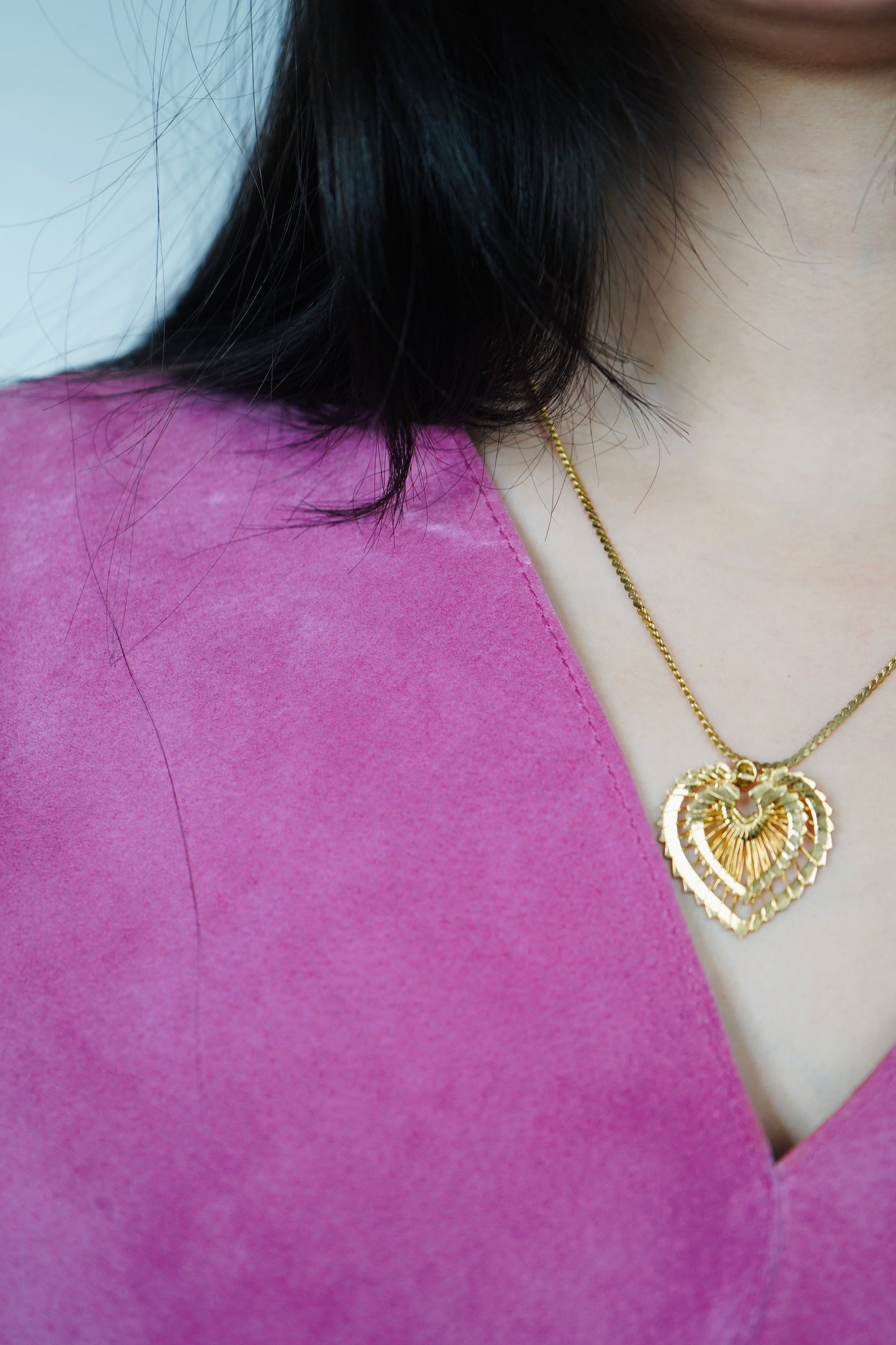 Gold Necklace Charm