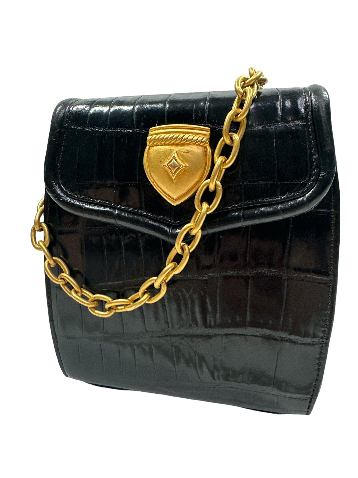 1993 Vicenza Embossed Chain Crossbody