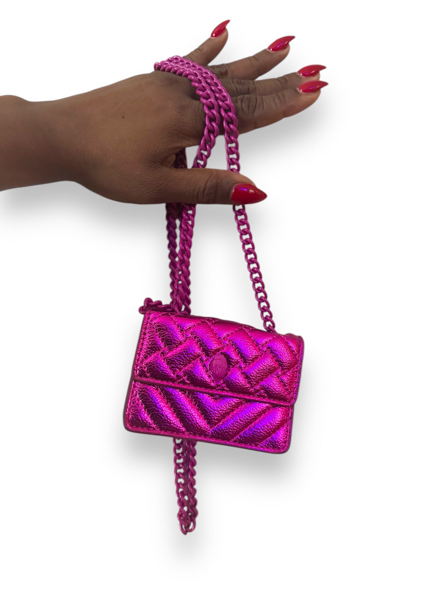 Trend: Kurt Geiger (London) Quilted Wallet on a Chain