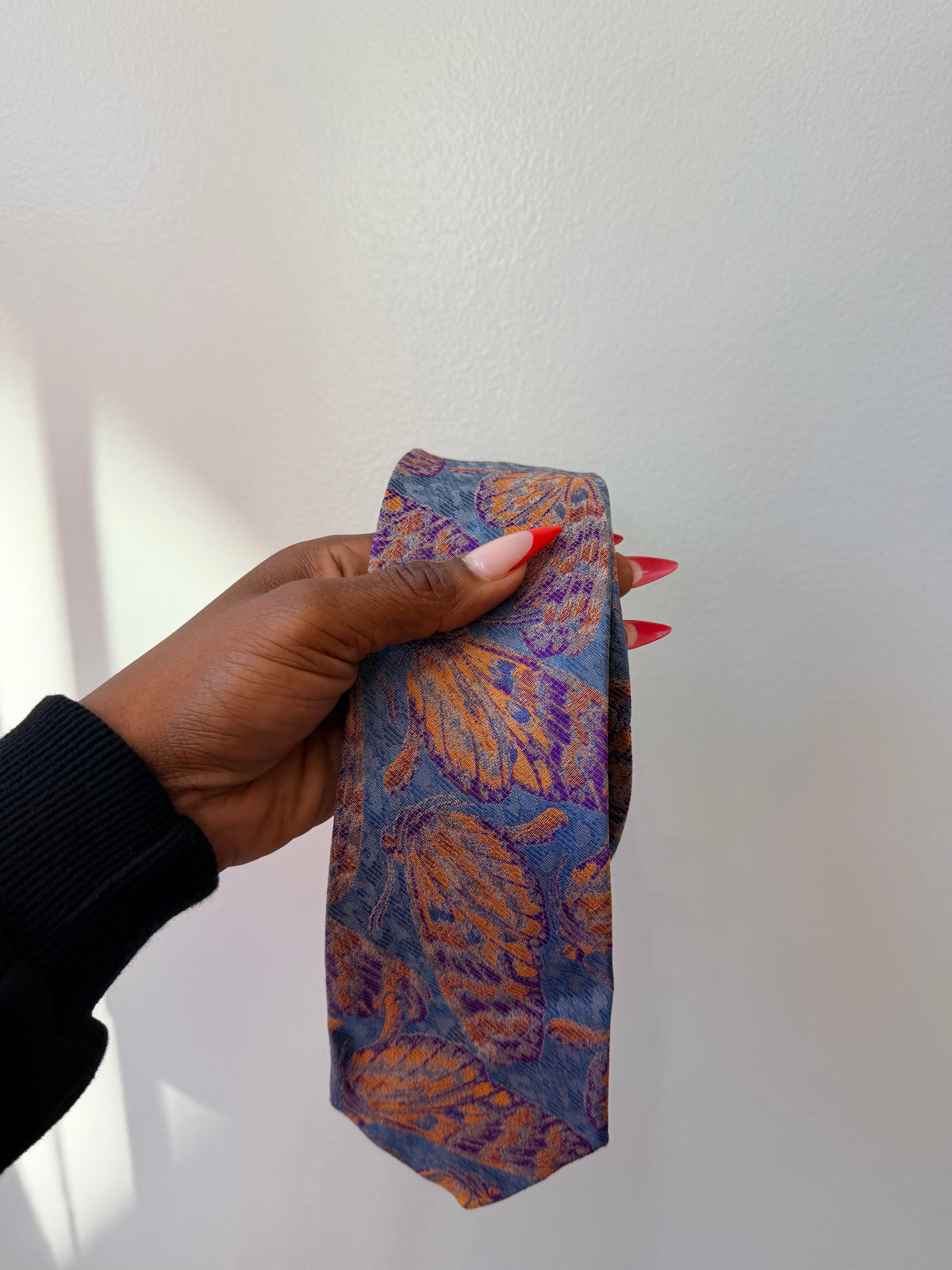1980s Gianni Versace Butterfly Silk Tie