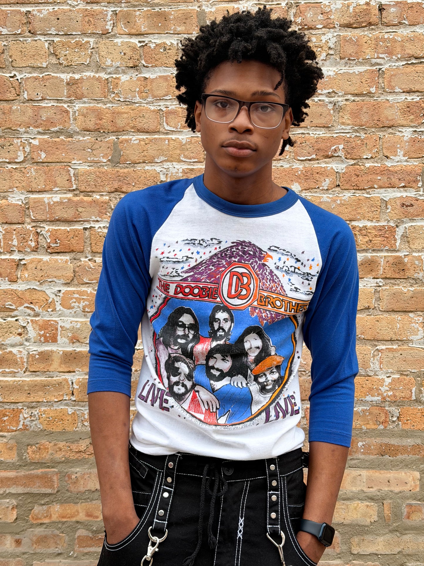 1970s Doobie Brothers Graphic Varsity T