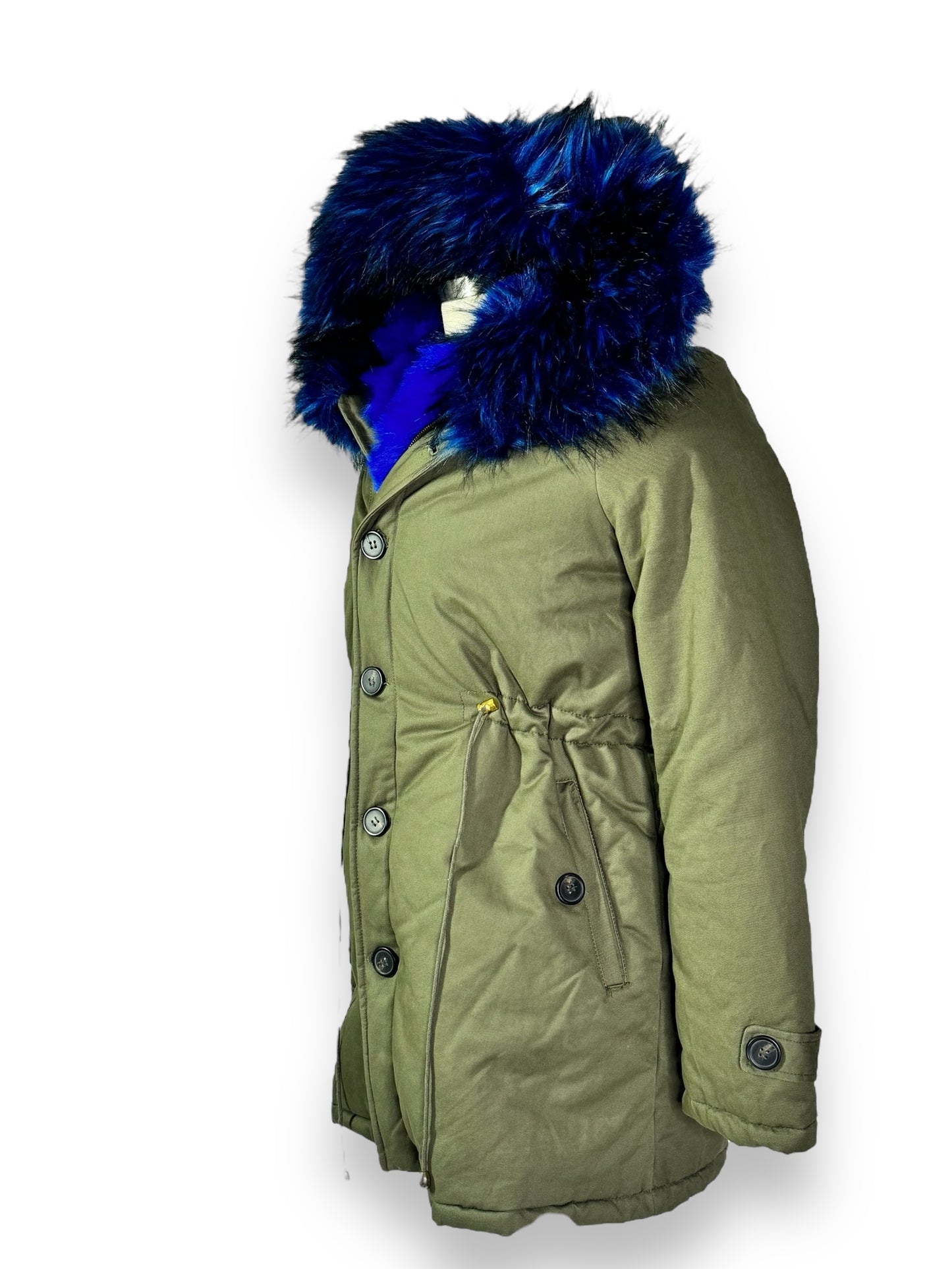 Trend: Hunter Green and Faux Fur Cargo Jacket