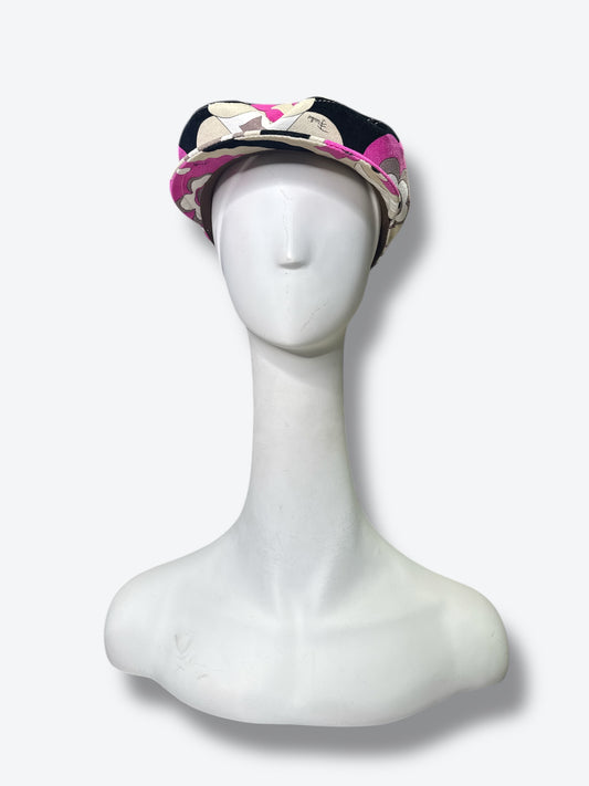 5C. 1970s Emilo Pucci Mod Newsboy Cap