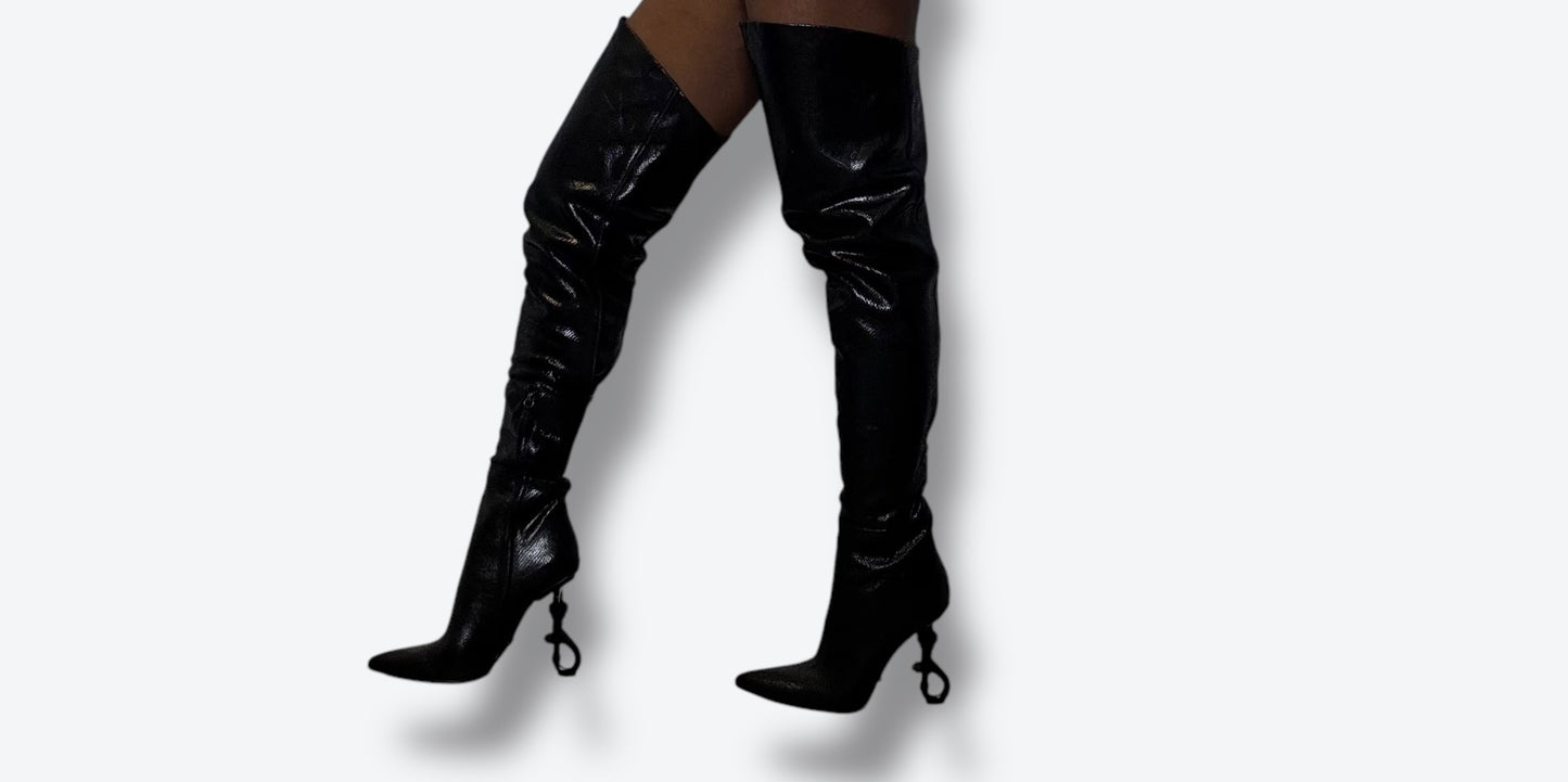 Trend: “Rebecca Minkoff” Cliff Hanger Thigh High Boots