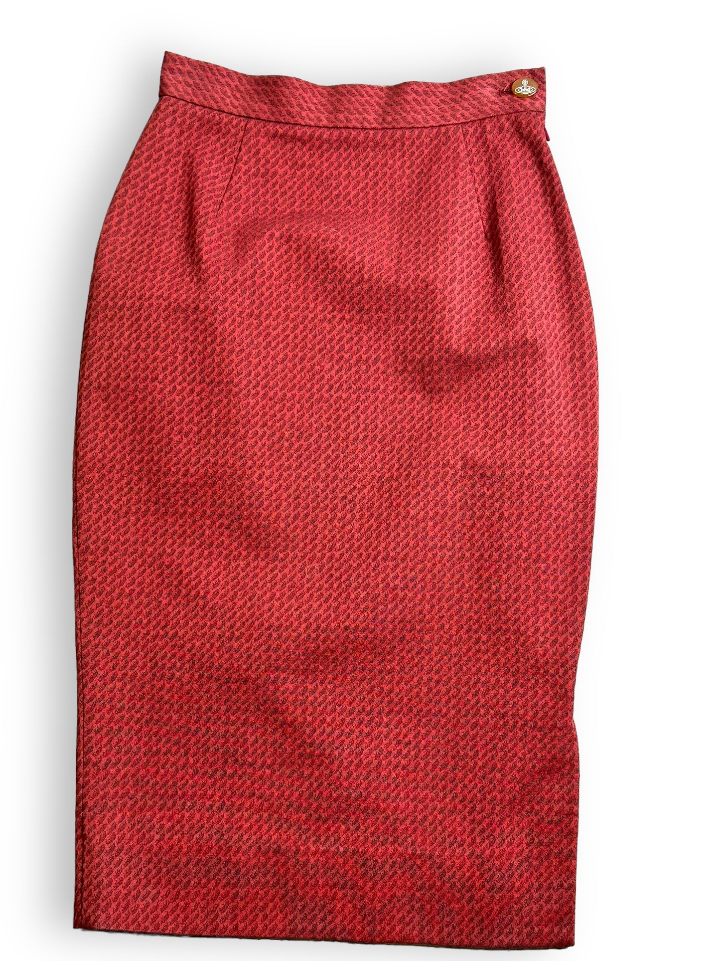 Y2K Vivienne Westwood “Red Label” Highwaisted Hatched Skirt