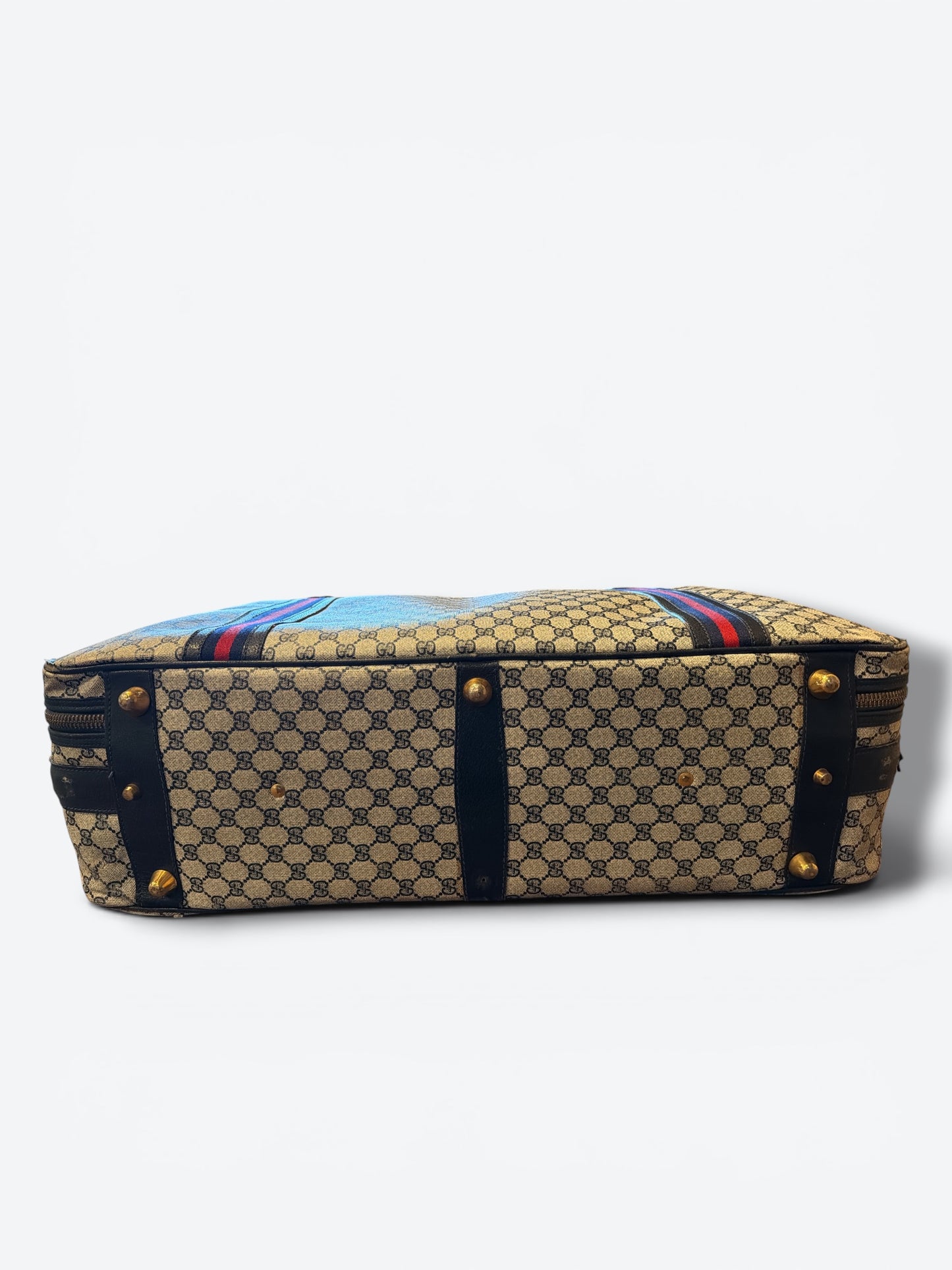1970s Gucci GG Supreme Travel  Suitcase