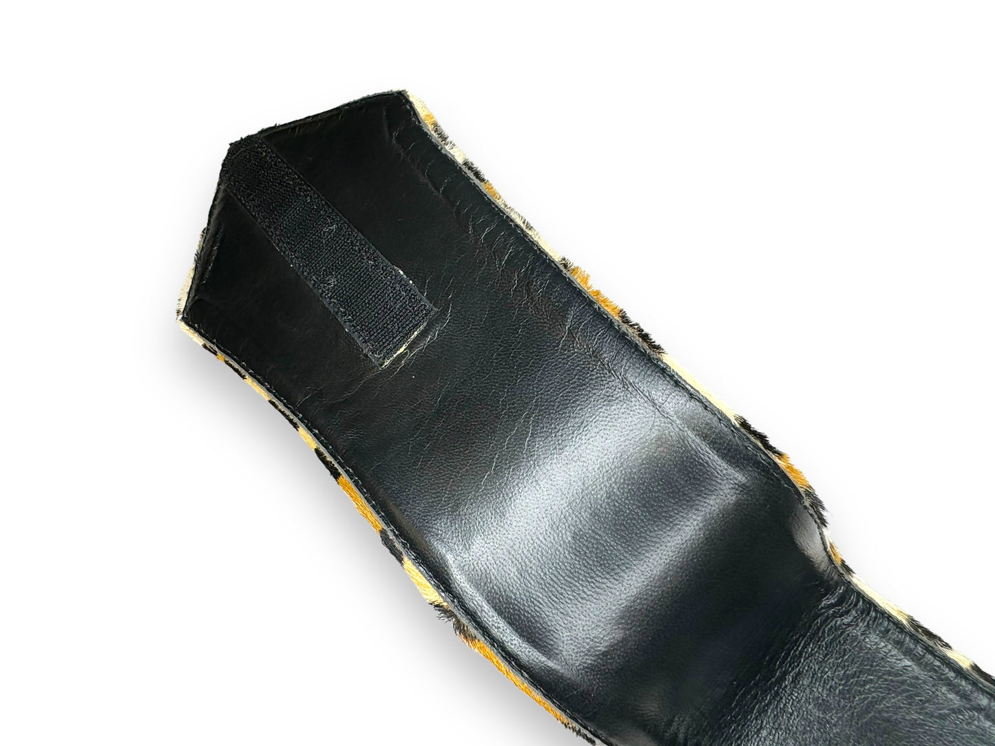 Vintage Cheetah Calf Hair Velcro Belt