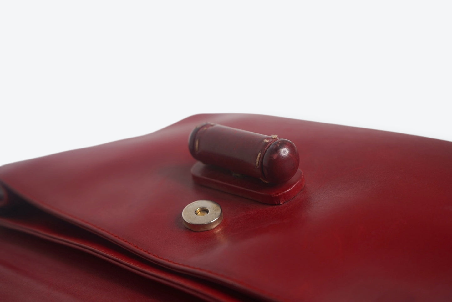 Y2K Prada X Neiman Marcus Red Whipstitch Clutch
