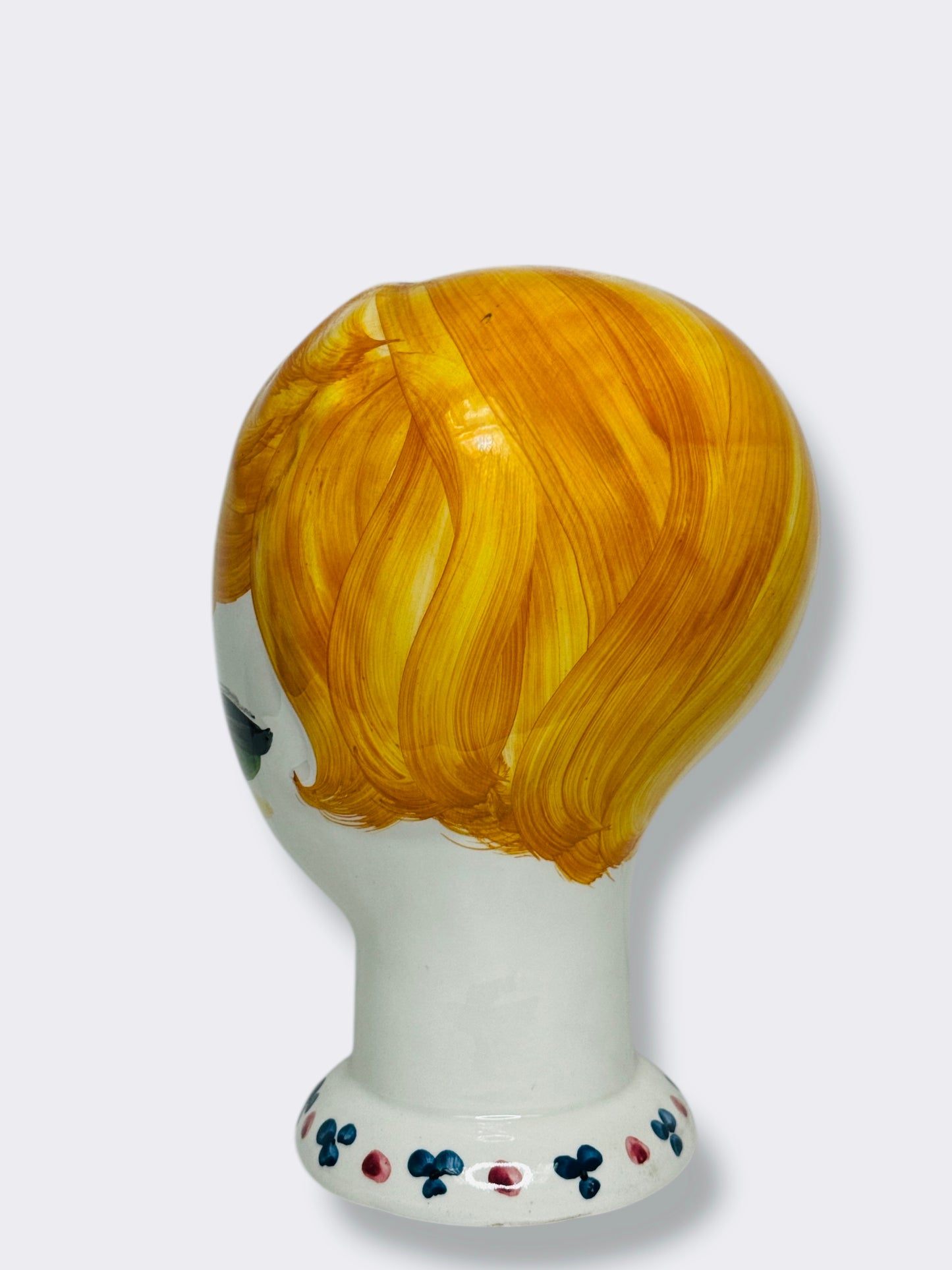 1960s/70s Signed Italian Blond Woman Collectable Head