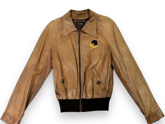 Kameo Up Cycled Brown Leather Jacket