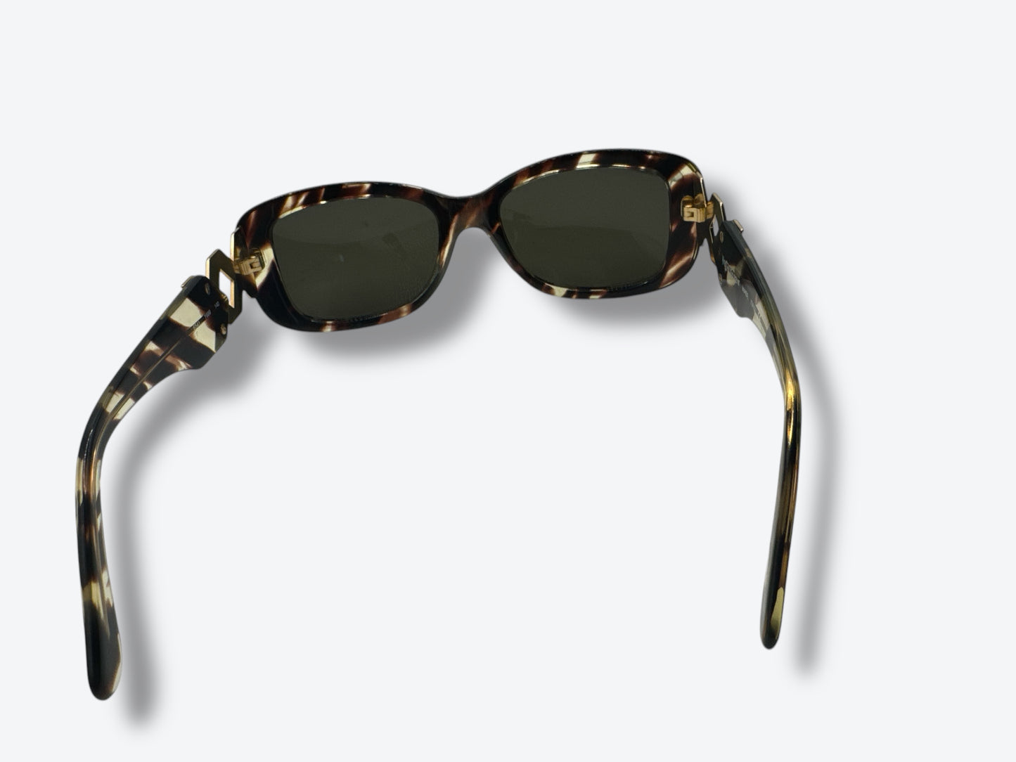 1980s Yves St Laurent Gold X Sunglasses (6541 Y689 140)