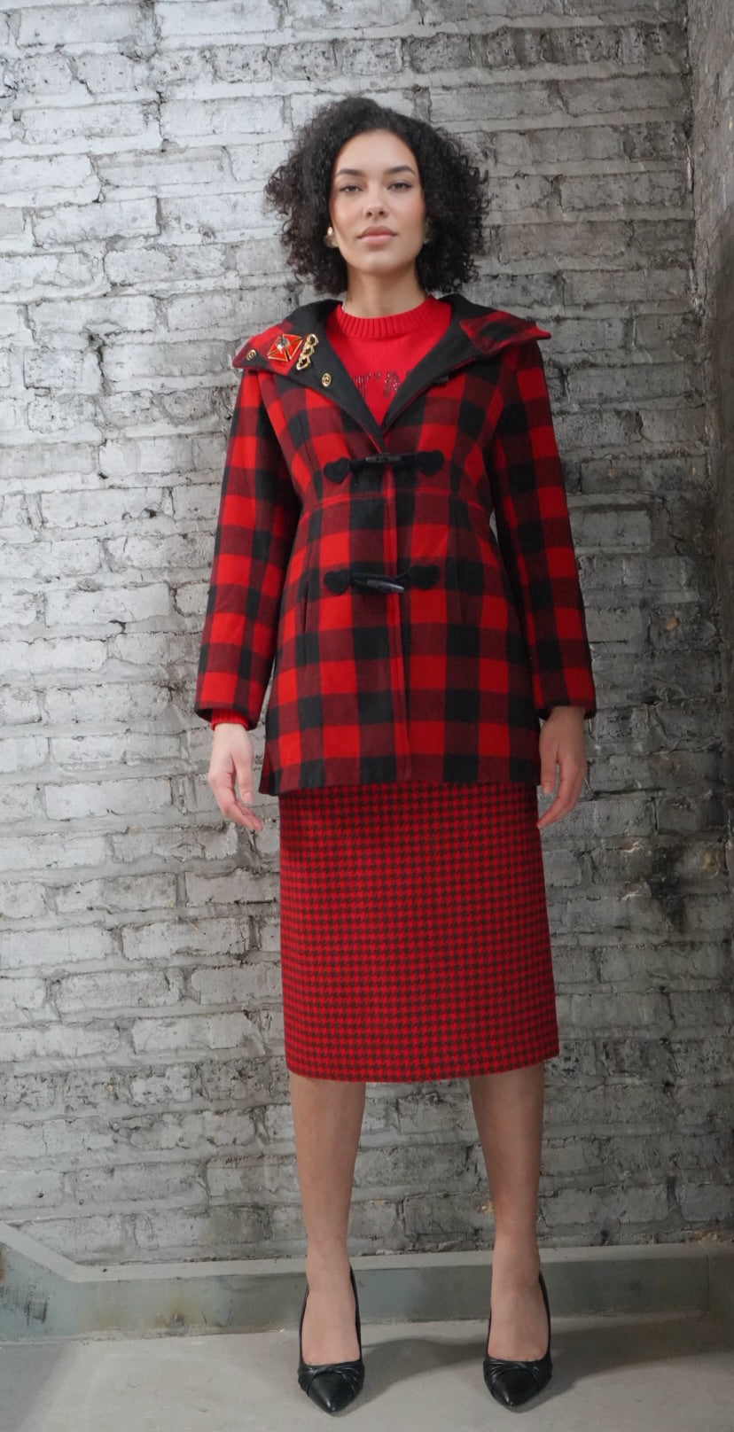 Y2K Betsey Johnson Wool Coat