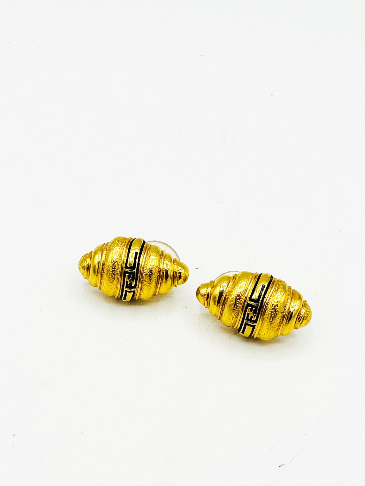 1980s Fendi Earrings (Post; Signed)