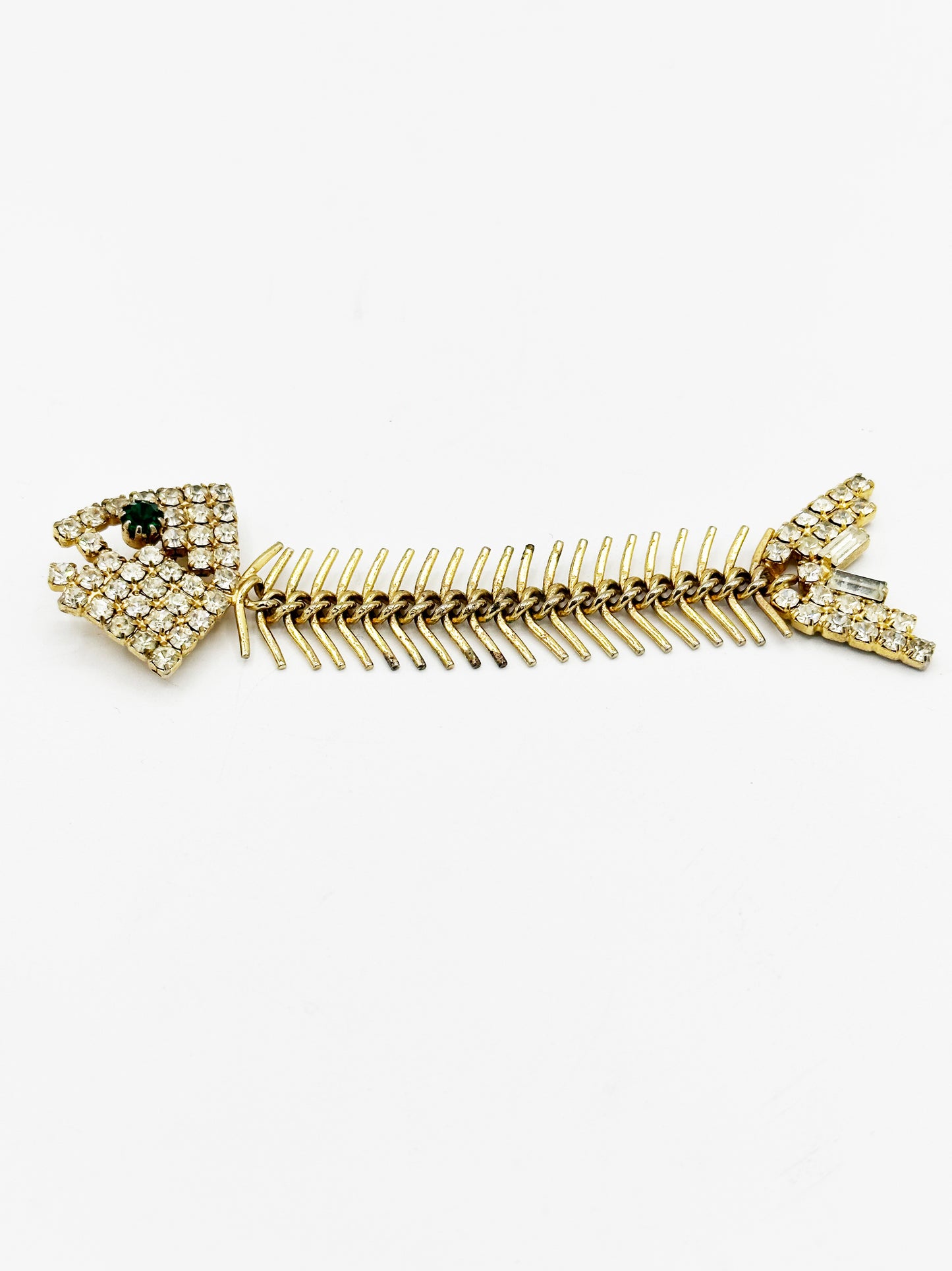 1980s Raw Fish Brooch