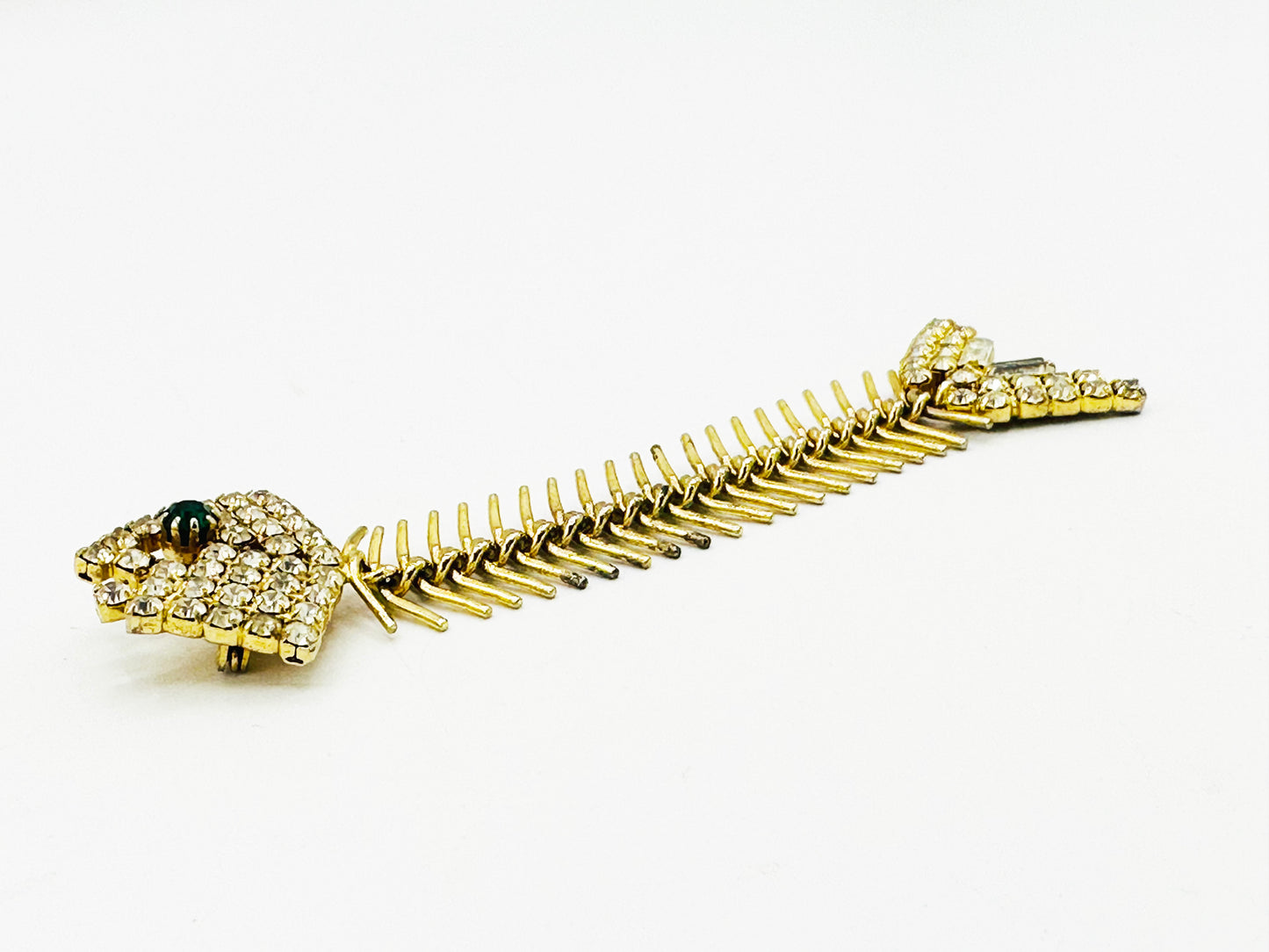 1980s Raw Fish Brooch