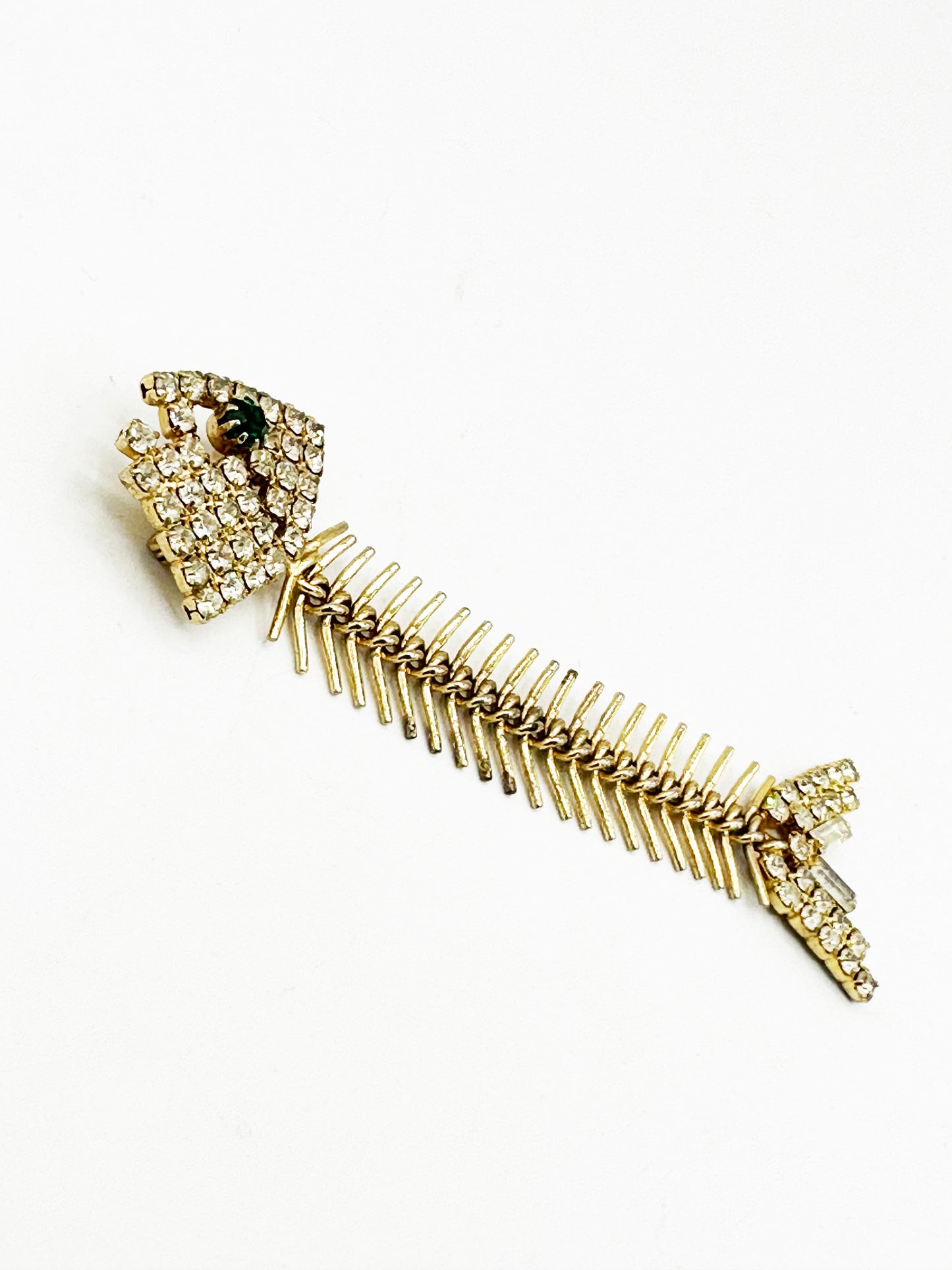 1980s Raw Fish Brooch