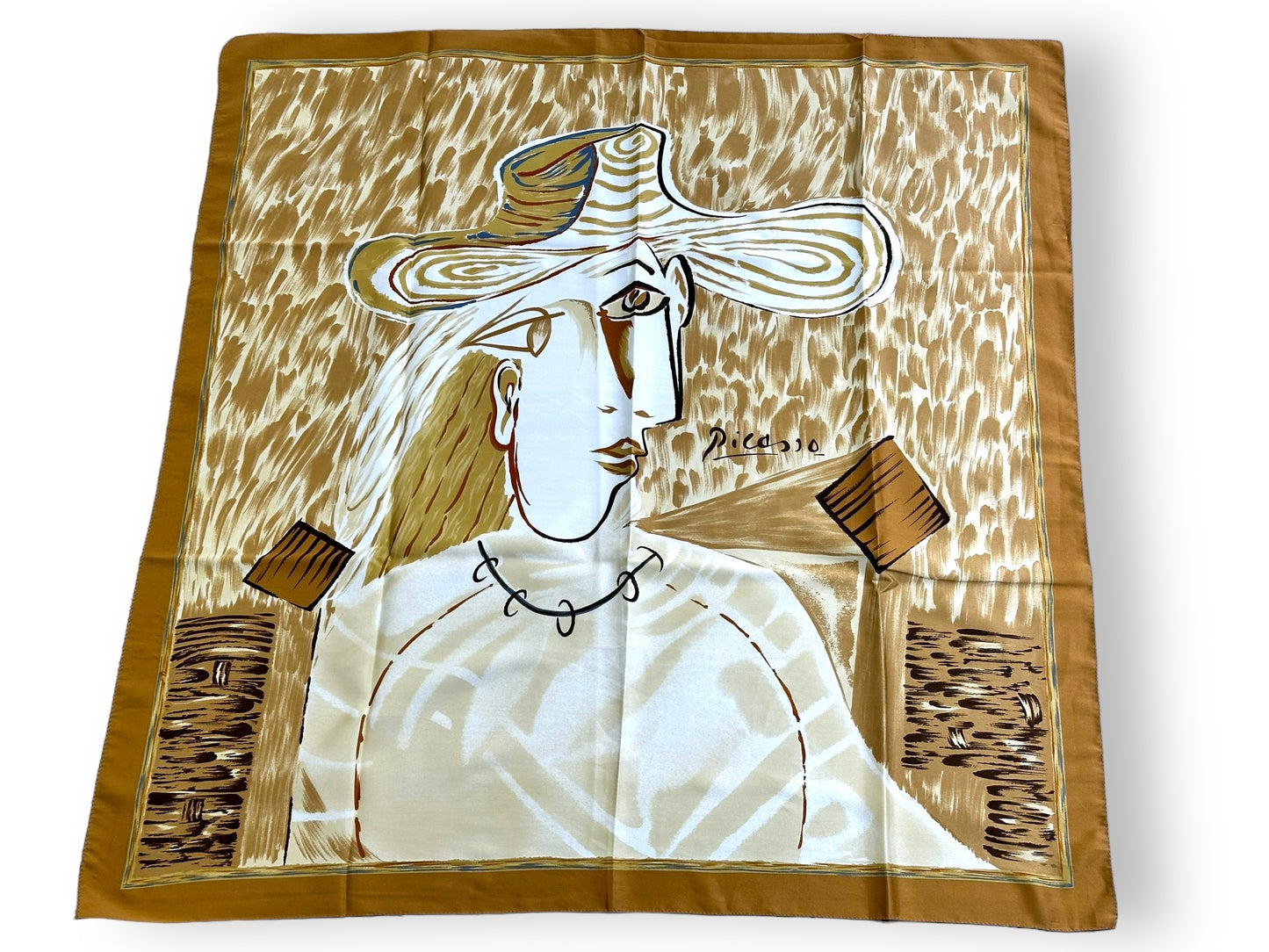 Vintage Picasso 33” x 33” Scarf