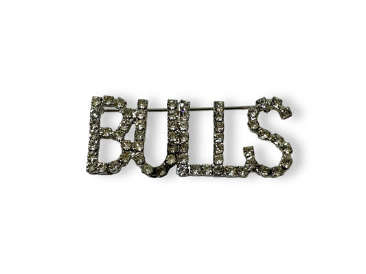 1990s “Bulls” Rhinestone Pin