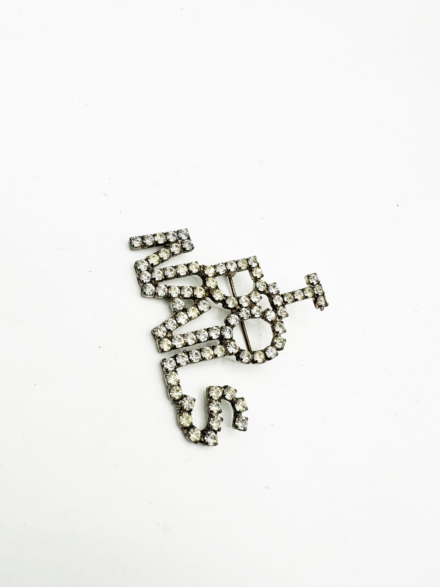 1990s "I Do Nails" Brooch (Unsigned)