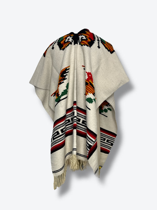 1970s Unisex Zapotec Oaxaca Poncho