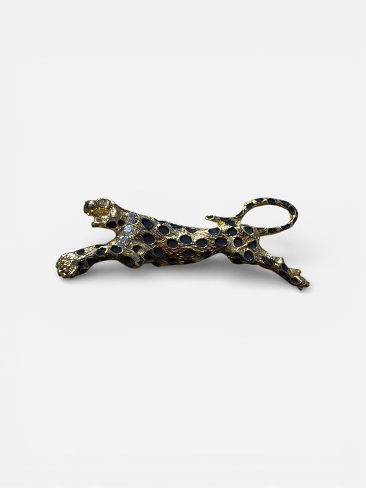 1990s 1” Vintage Cheetah Brooch