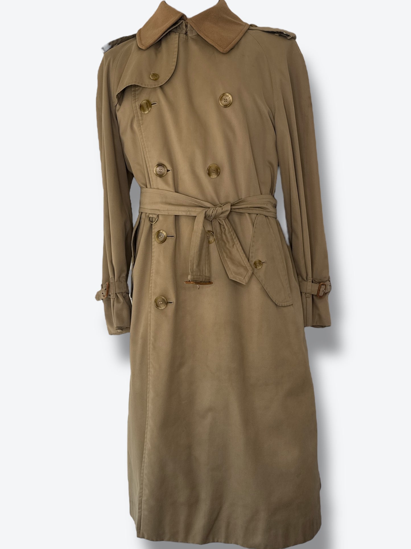 1980s Burberrys Double-Breasted Trench Coat