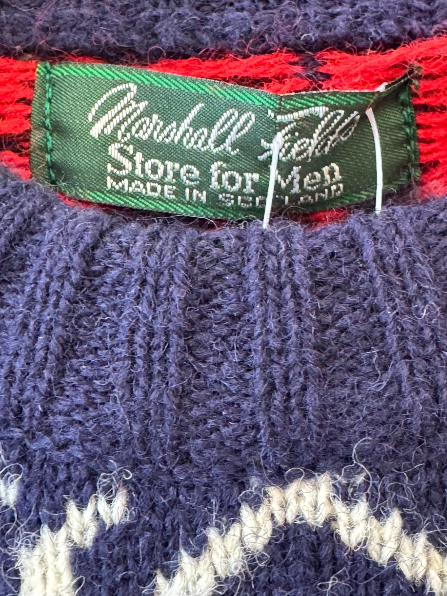 1970s Marshall Fields Wool Nautical Sweater