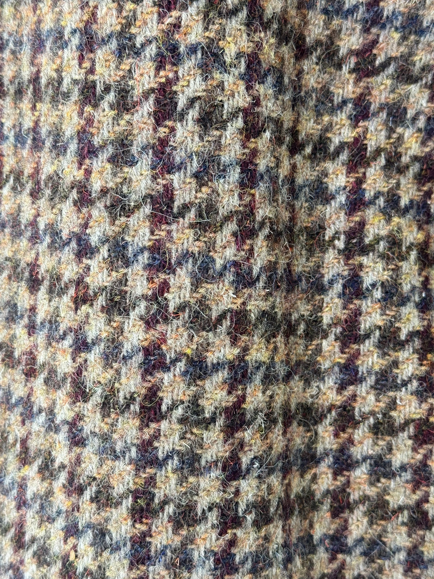 Vintage Ralph Lauren Houndstooth Wool Coat – Women’s Longline Outerwear