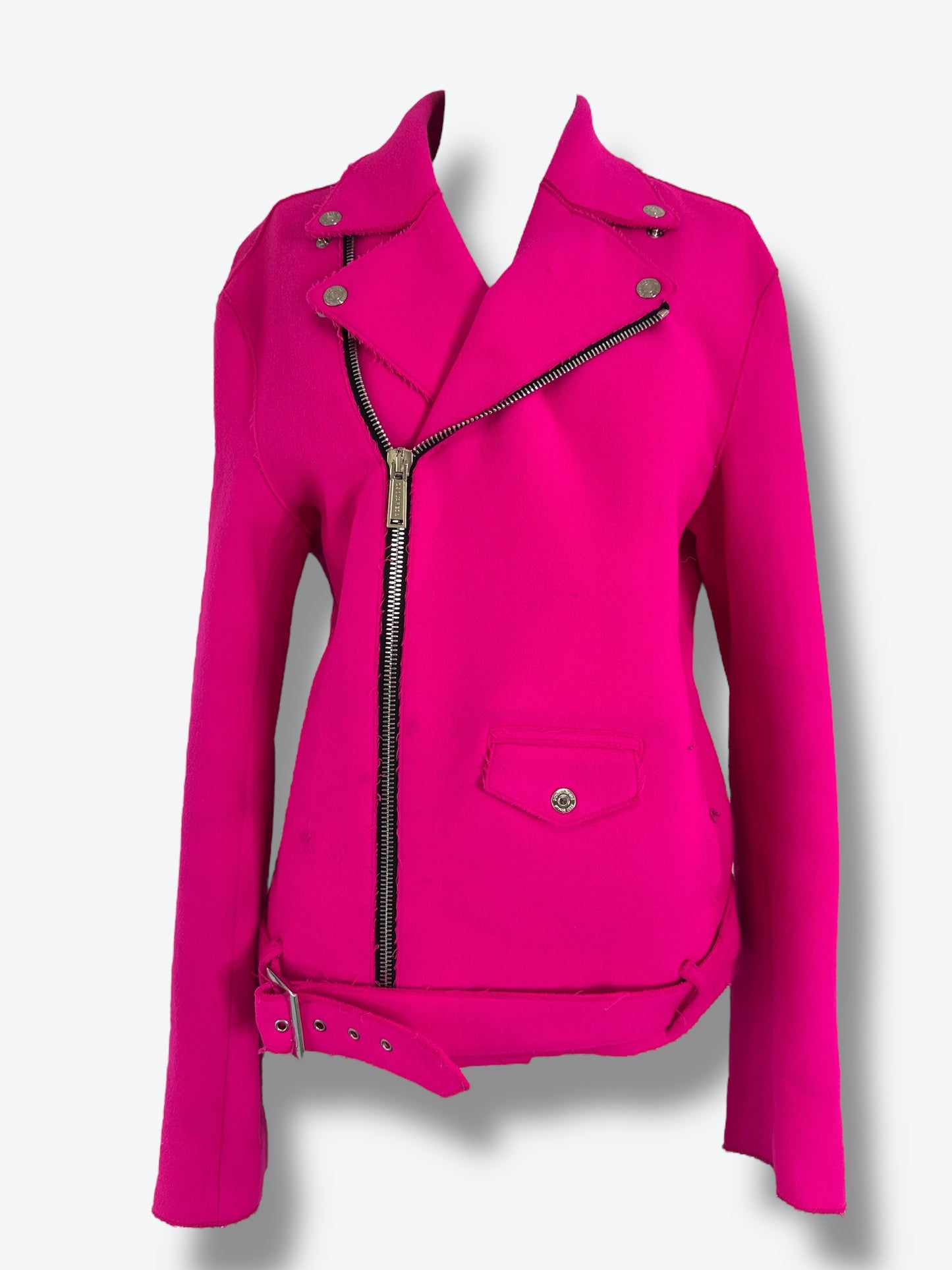 DSQUARED² Neon Pink Moto Jacket