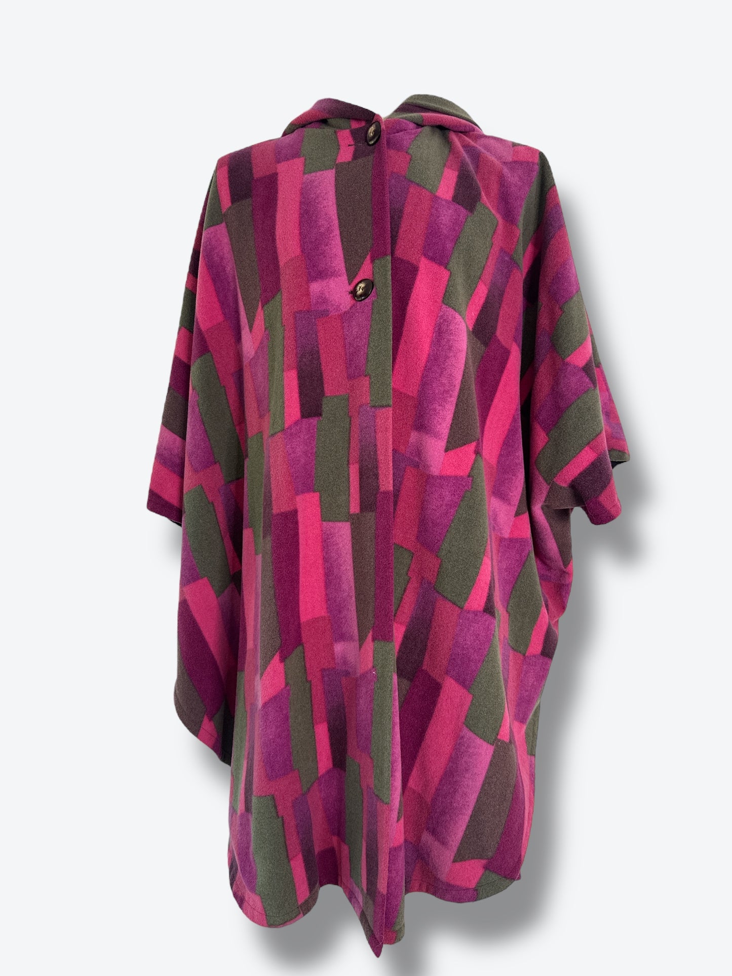 1990s Marimekko Geometric Poncho
