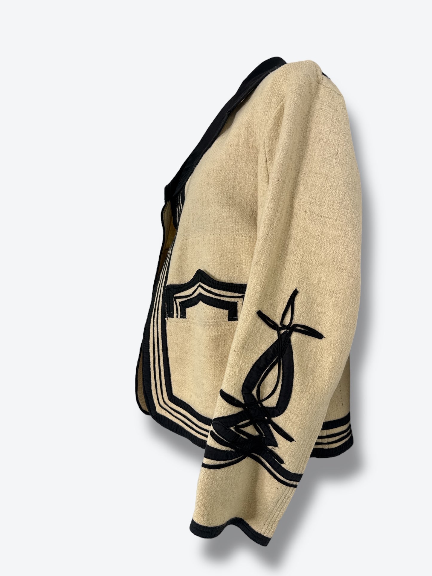 Vintage Guatemalan Wool Embroidered Blazer