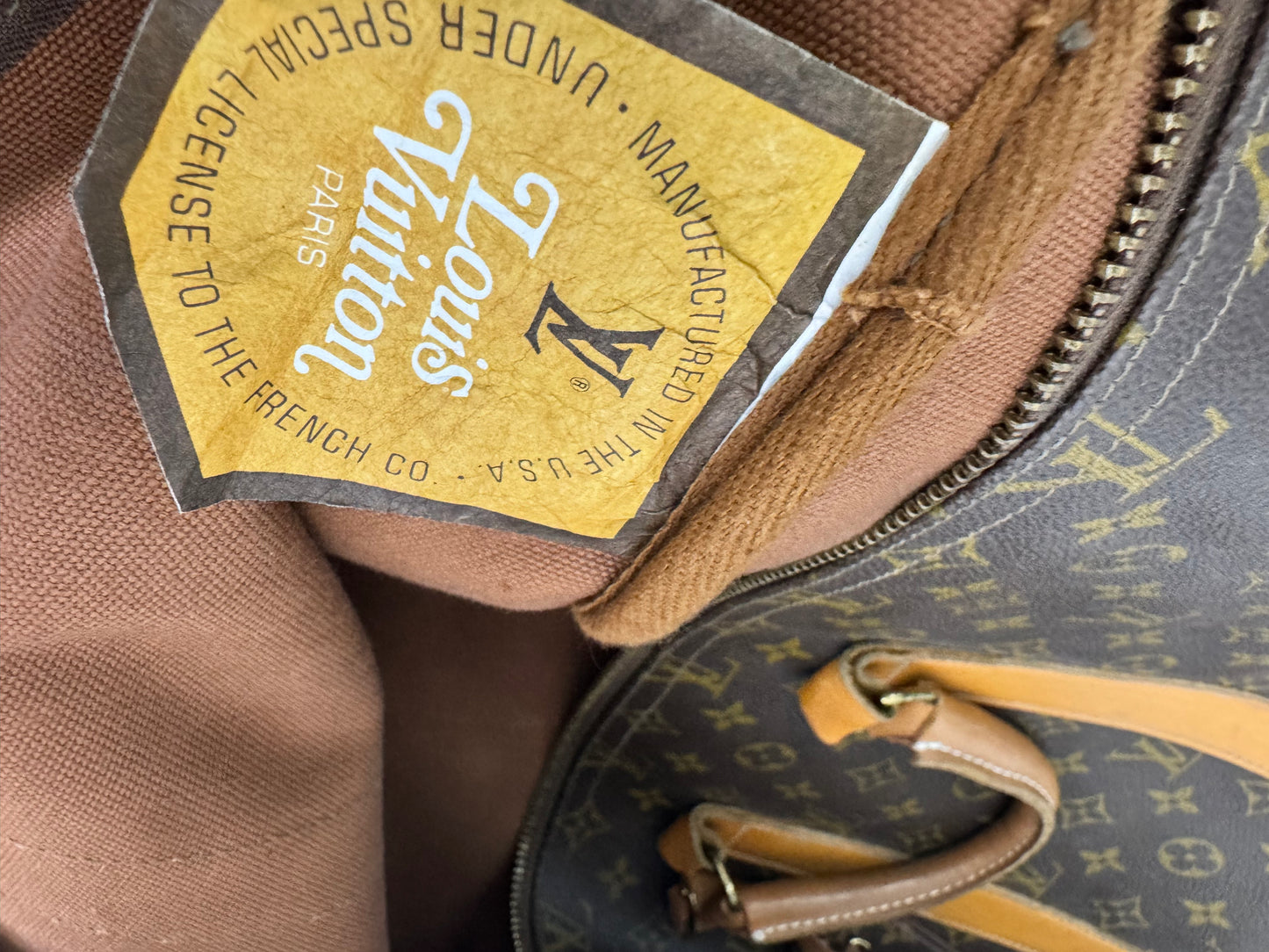 1970s Louis Vuitton Keep All Monogram Travel Duffle