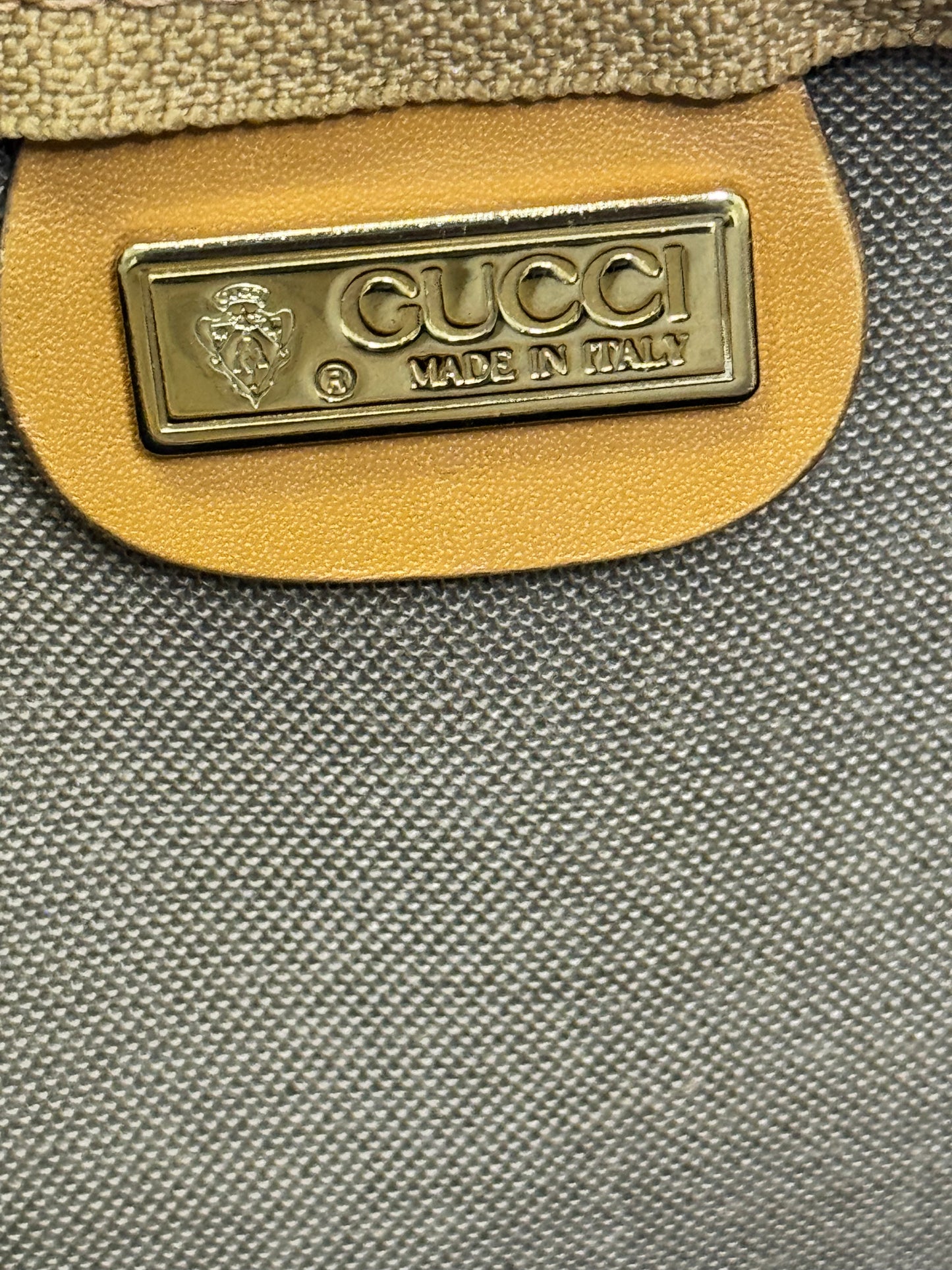 1970s Gucci Monogram Travel Tote