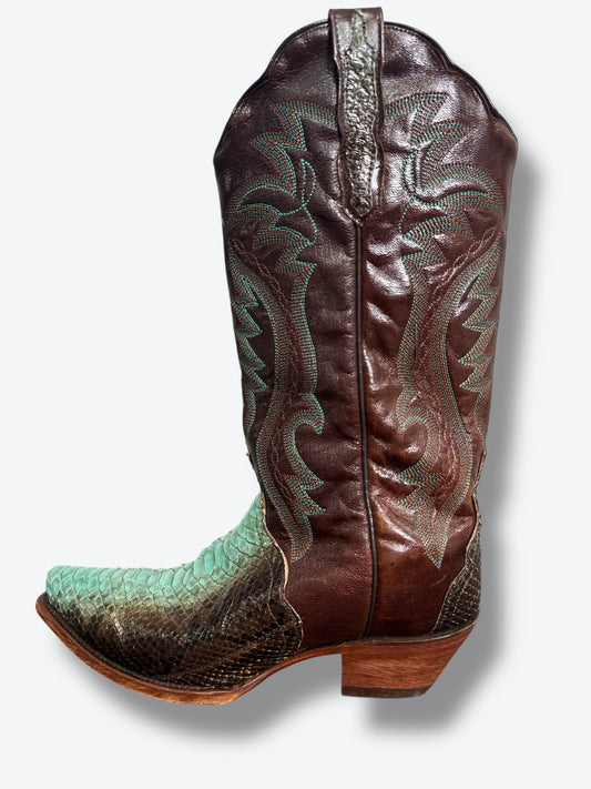 Y2K Dan Post Python Boots