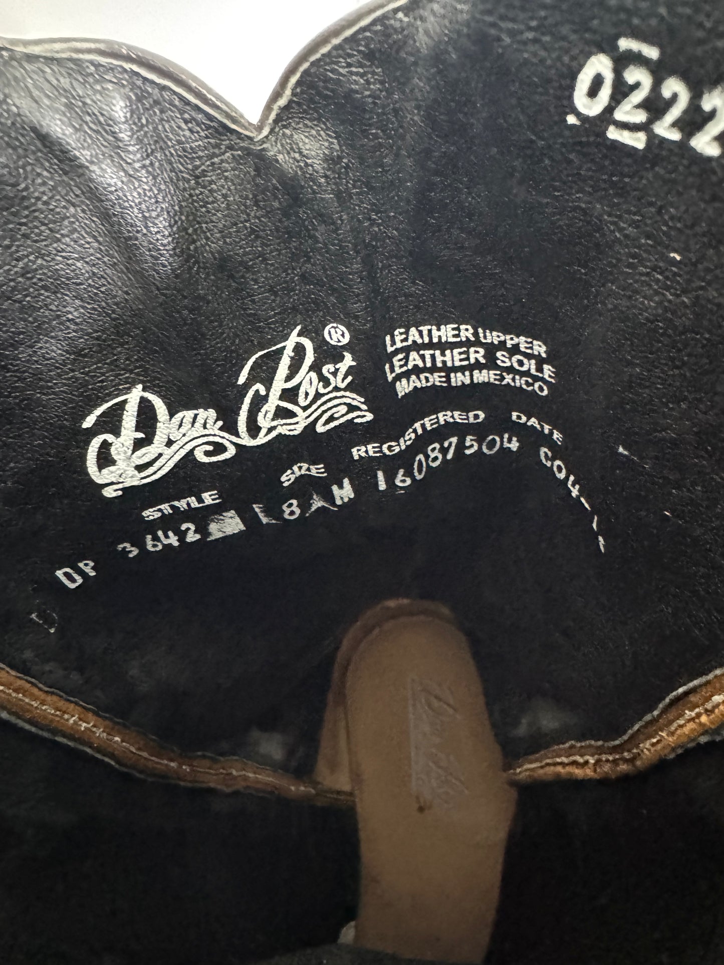 Y2K Dan Post Python Boots