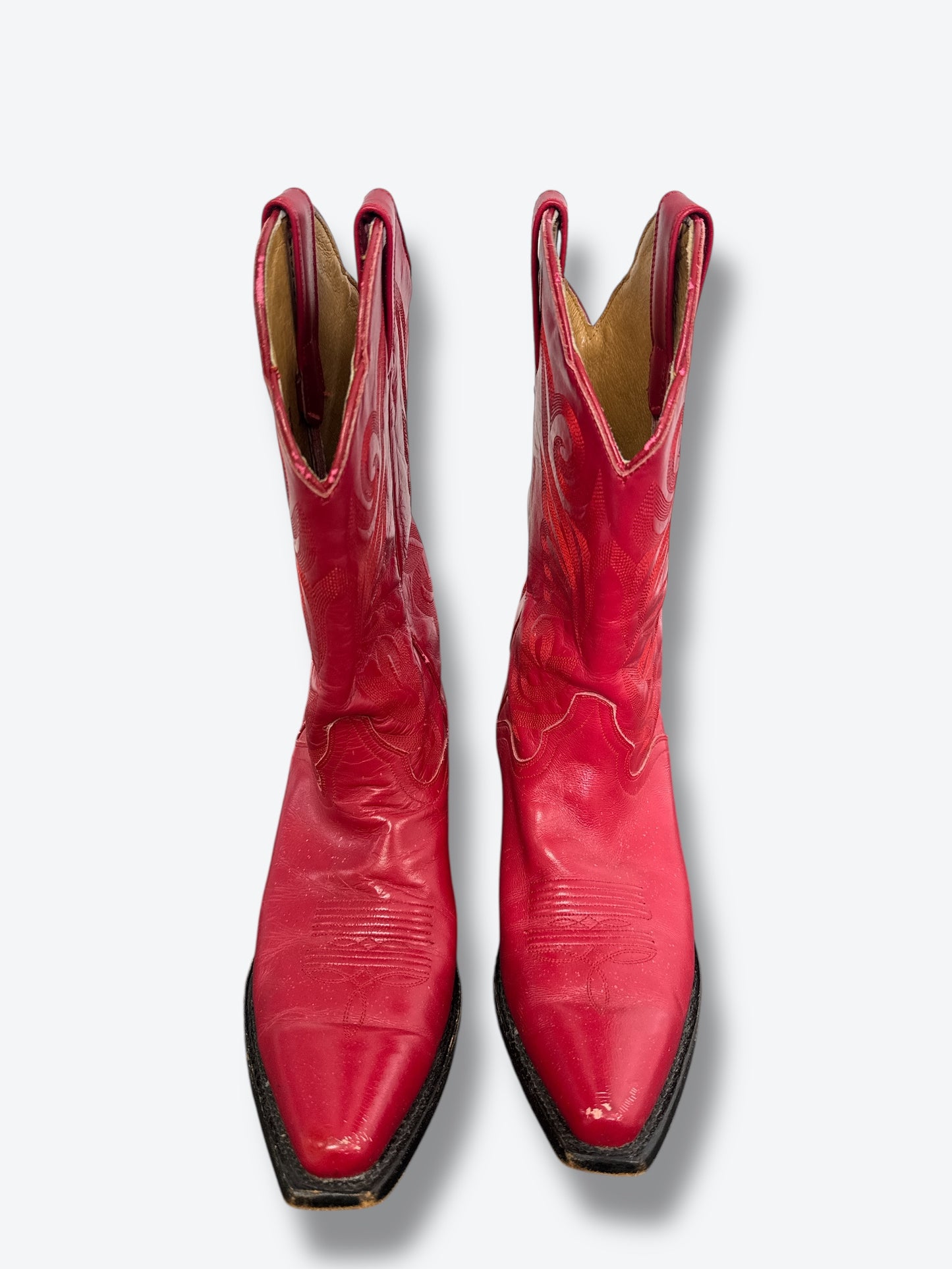 JB Dillion Red Cowboy Boots