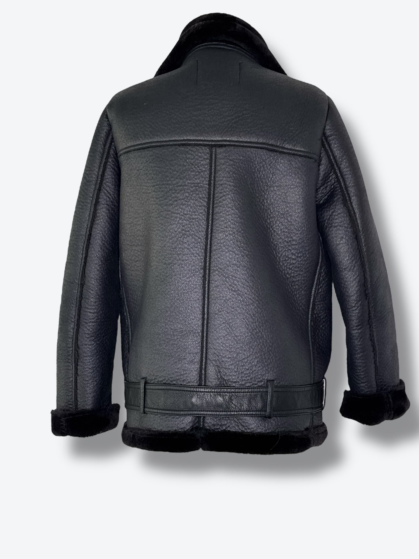 Y2K Zara Faux Shearling Moto Jacket