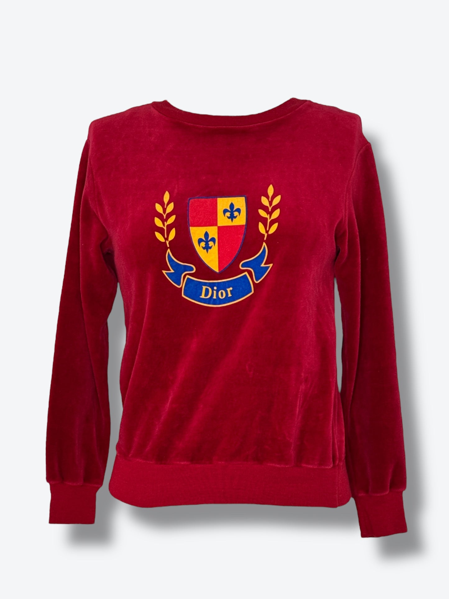 Christian Dior “Jeune Homme” Velour Top