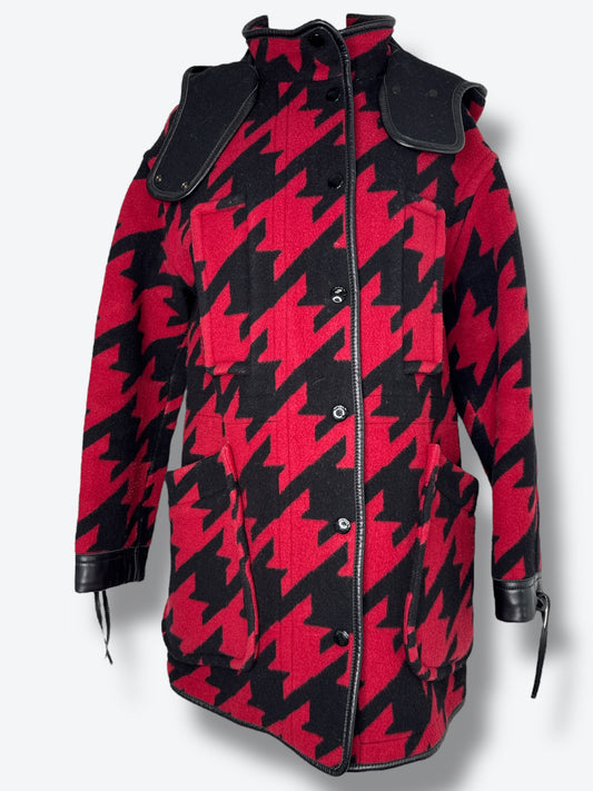 Coach Large Houndstooth Overcoat
