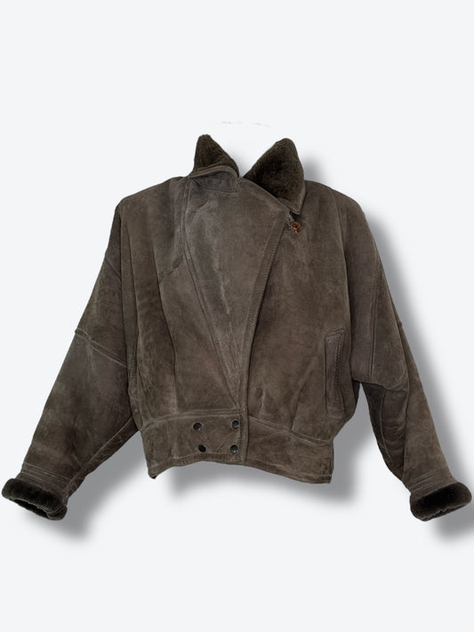1980s Oversized Shearling Aviator