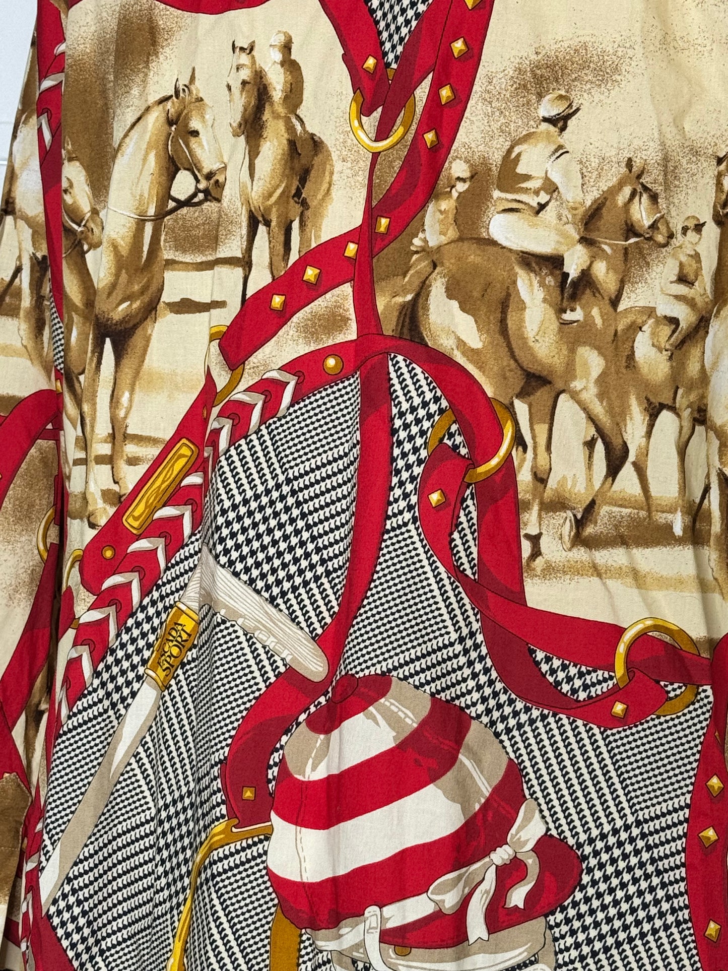 1990s Escada Sport Equestrian Blouse