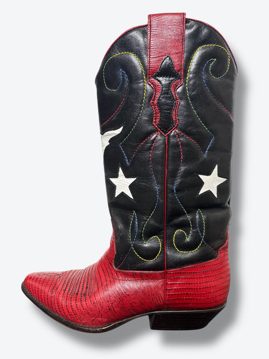 1990s Nine West Rock Star Cowboy Boots
