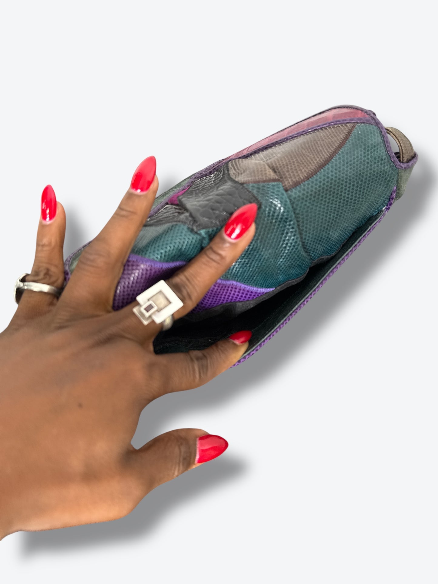 1980s Sharif Patchwork Adjustable Crossbody