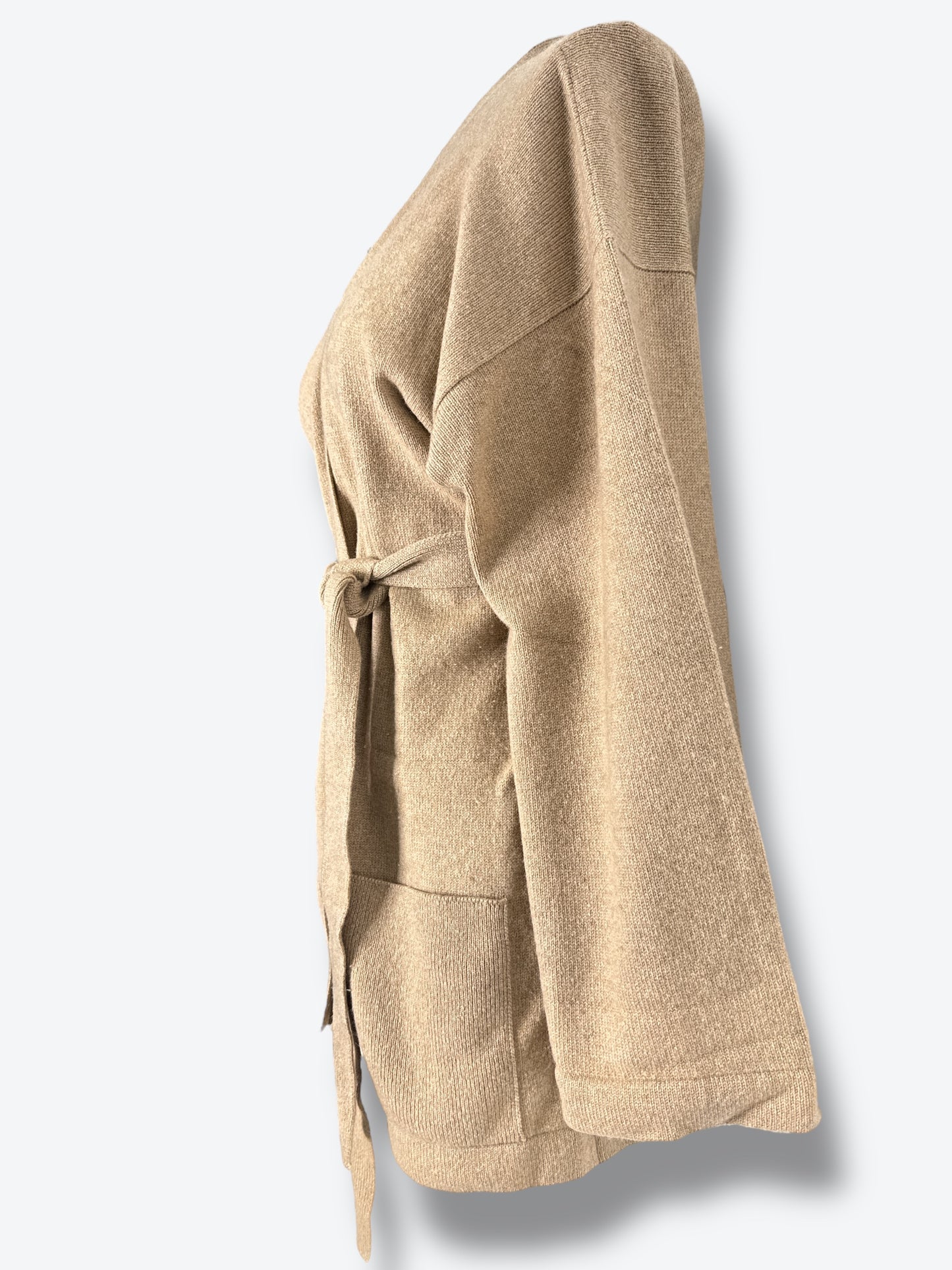 Valerie Louthan Cashmere Wrap Tie Sweater