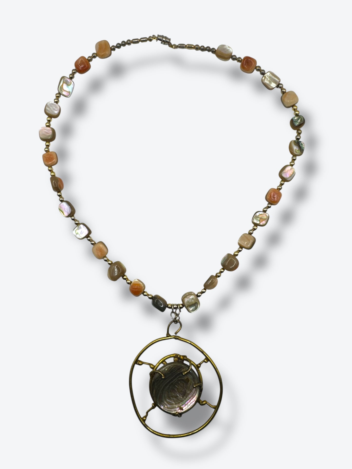 1970s Hippie Studio Necklace